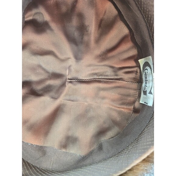 Vtg 1950-60s Real Mink Hat Fur Gimbels Brown Classy Dept Store Fashion - Picture 9 of 9